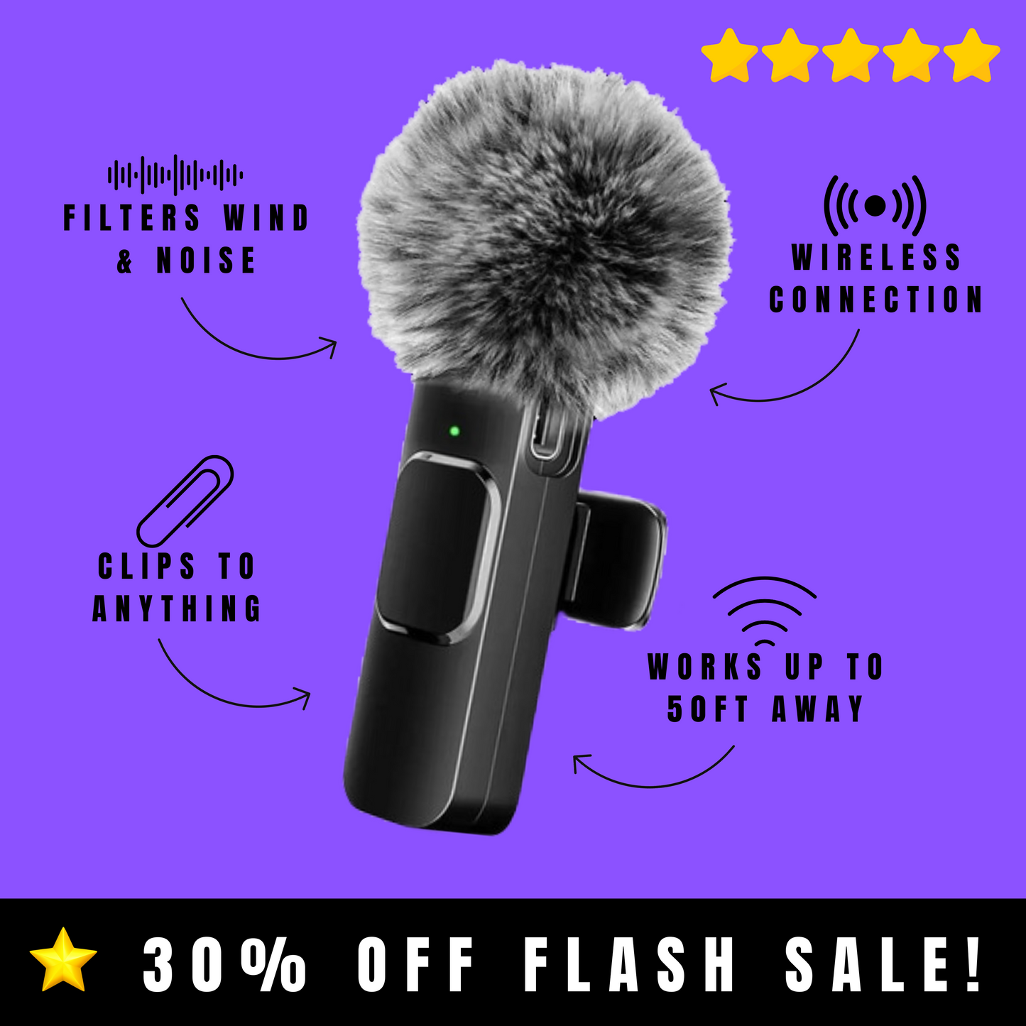 Zopi Wireless Content Creator Mic SELLING FAST 🔥